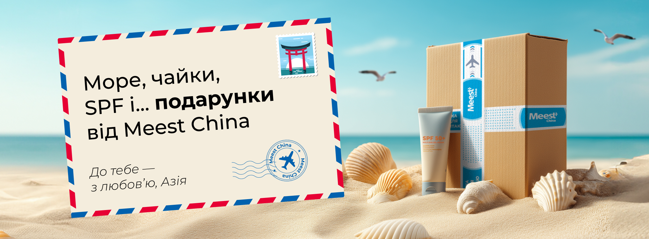 Отримуйте подарунки за доставку з Китаю, Кореї та Японії